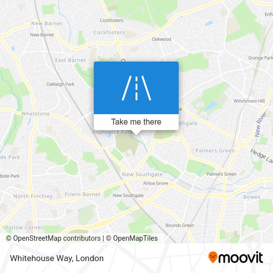 Whitehouse Way map