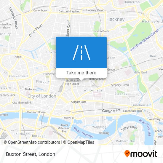 Buxton Street map