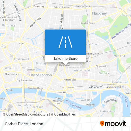 Corbet Place map