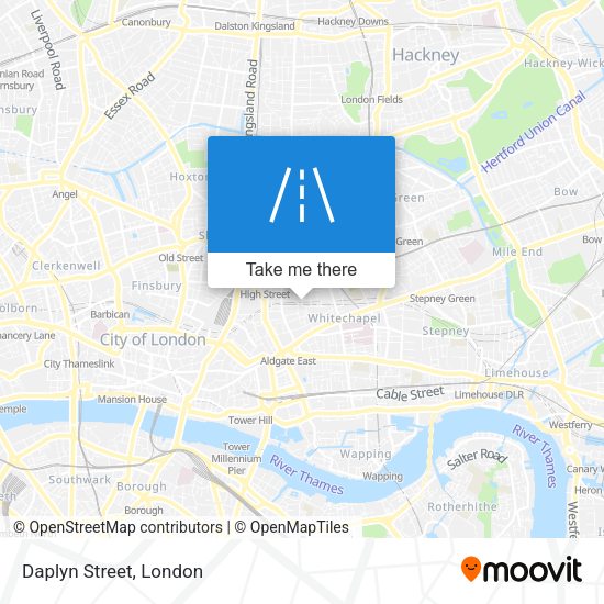 Daplyn Street map