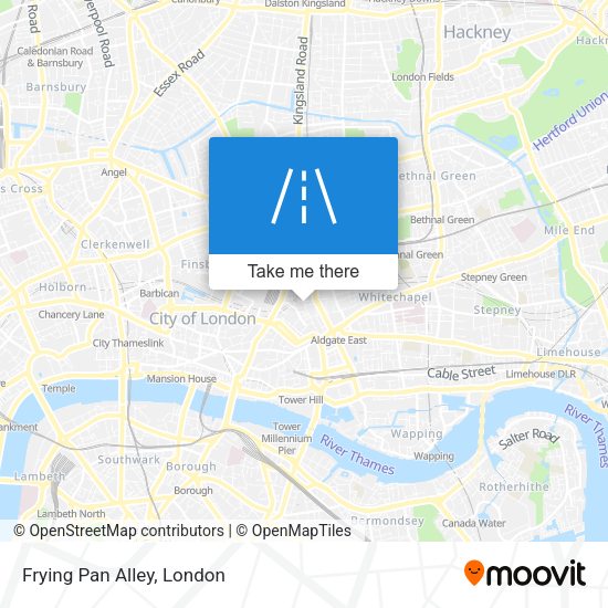 Frying Pan Alley map