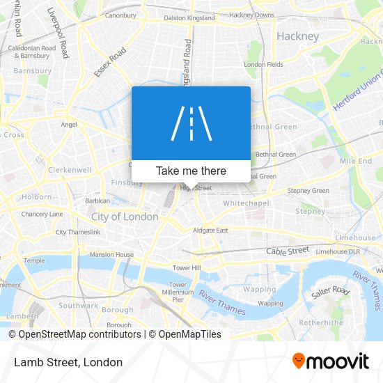 Lamb Street map