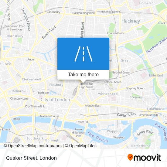 Quaker Street map