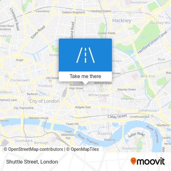 Shuttle Street map