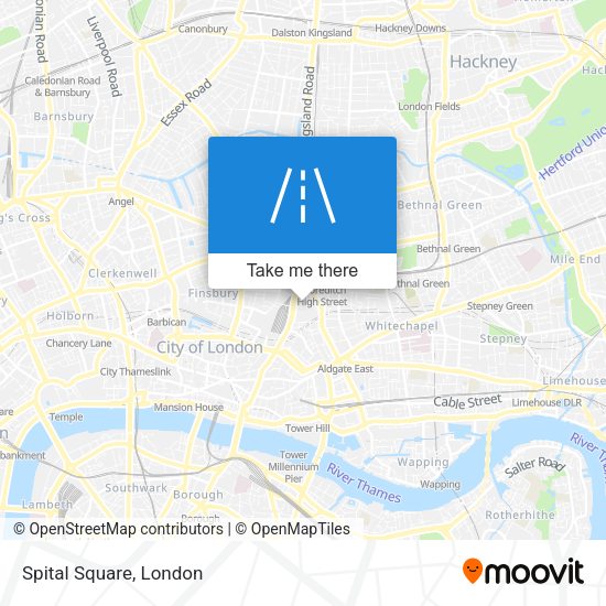 Spital Square map