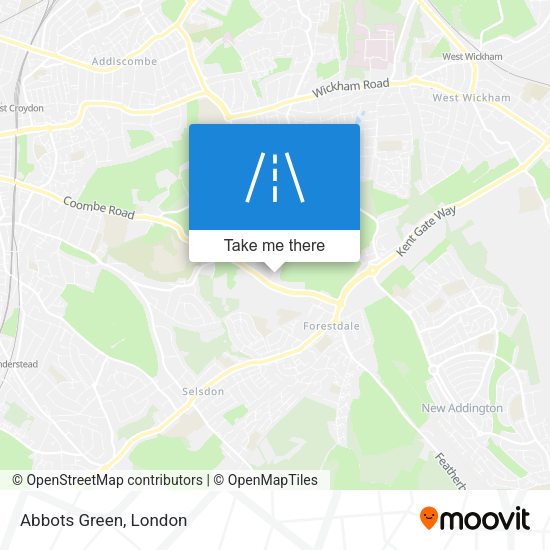 Abbots Green map