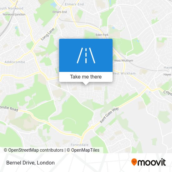 Bernel Drive map