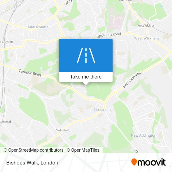 Bishops Walk map