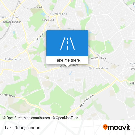 Lake Road map