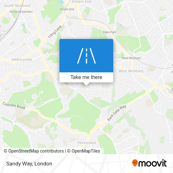 Sandy Way map
