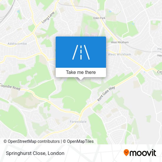 Springhurst Close map