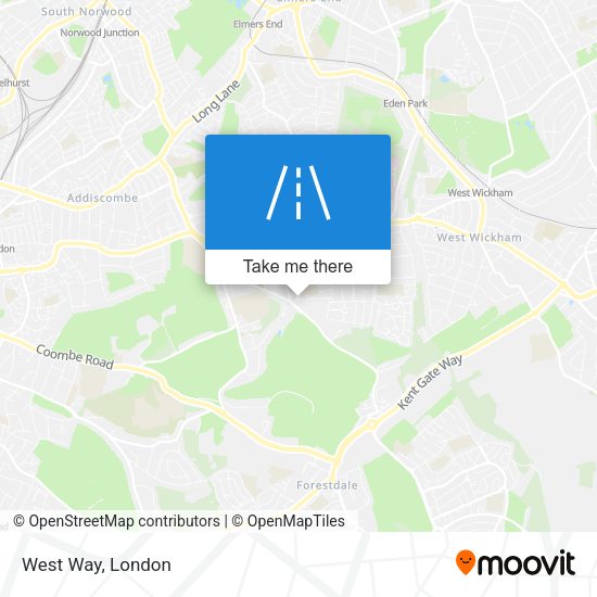 West Way map