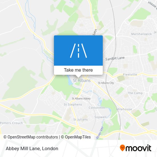 Abbey Mill Lane map