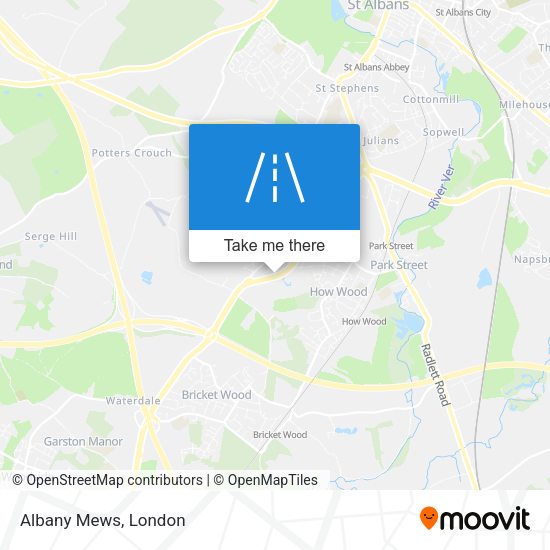 Albany Mews map