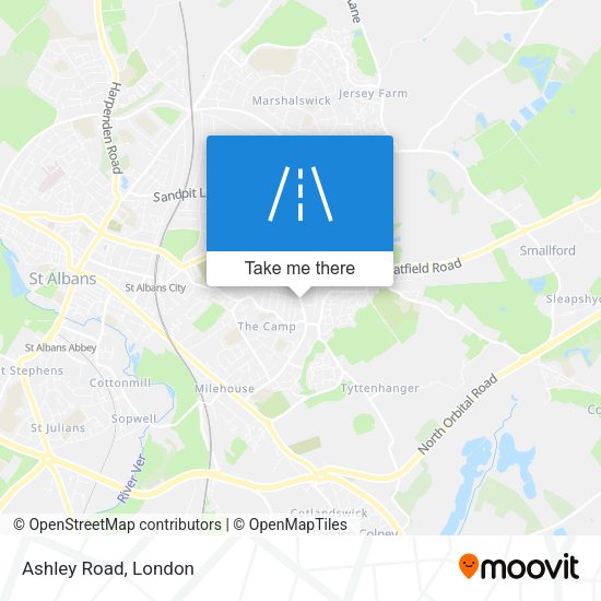 Ashley Road map