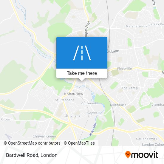 Bardwell Road map