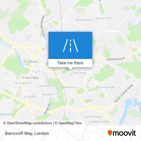 Barncroft Way map