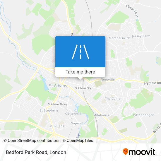 Bedford Park Road map