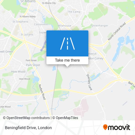 Beningfield Drive map