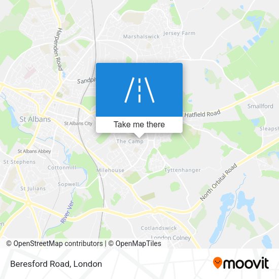 Beresford Road map