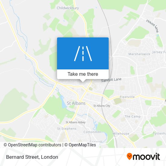 Bernard Street map
