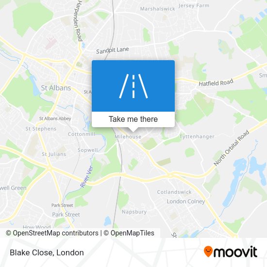 Blake Close map