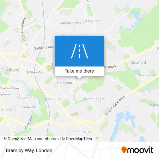 Bramley Way map
