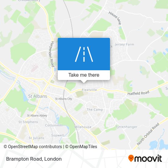 Brampton Road map