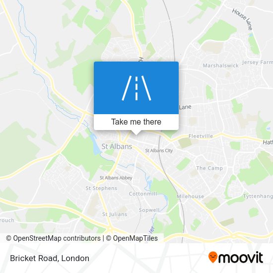 Bricket Road map