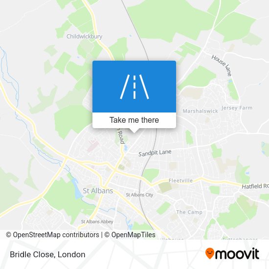 Bridle Close map