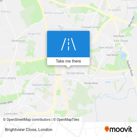 Brightview Close map