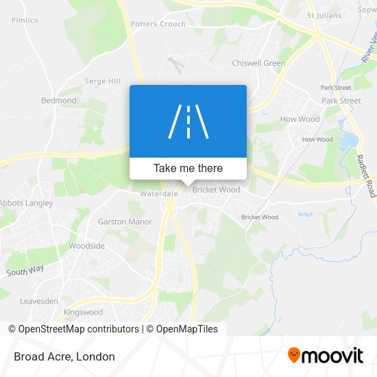 Broad Acre map