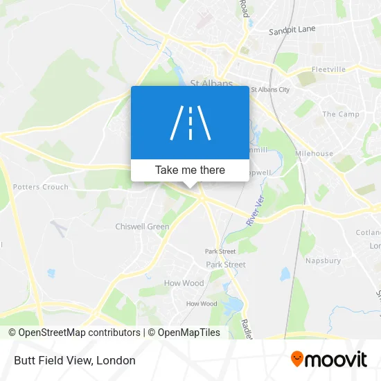 Butt Field View map