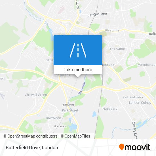 Butterfield Drive map
