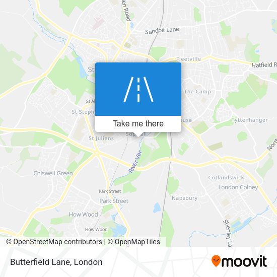 Butterfield Lane map