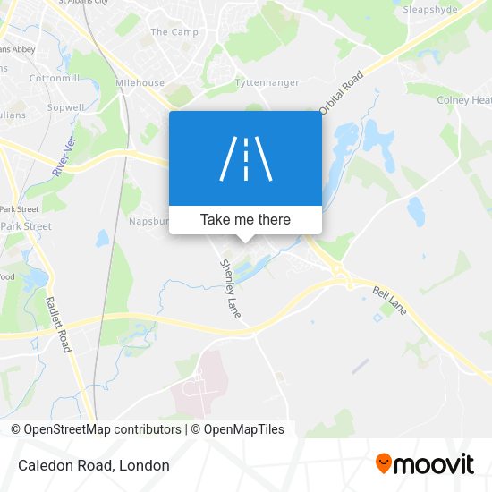 Caledon Road map