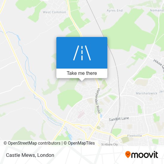 Castle Mews map
