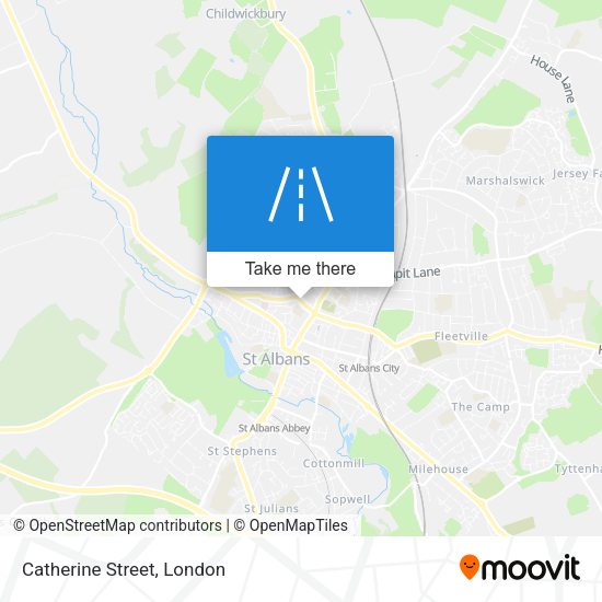Catherine Street map