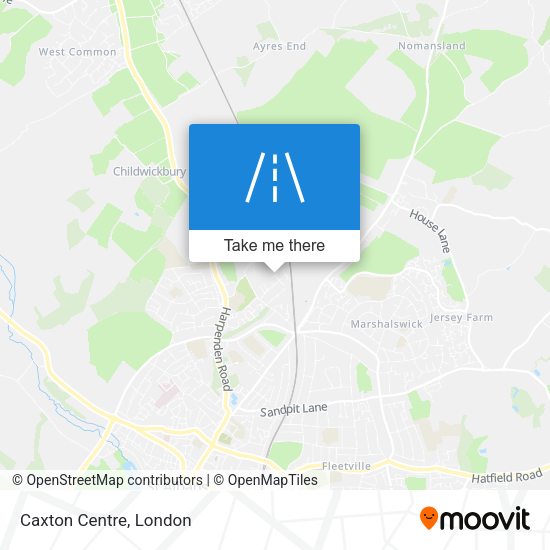 Caxton Centre map