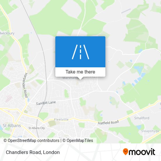 Chandlers Road map