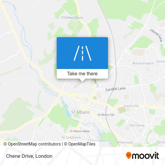 Chene Drive map