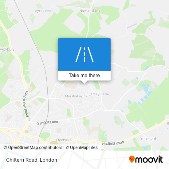 Chiltern Road map