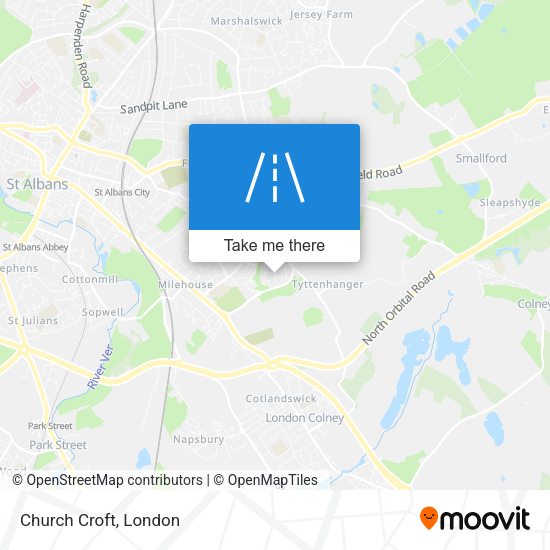 Church Croft map