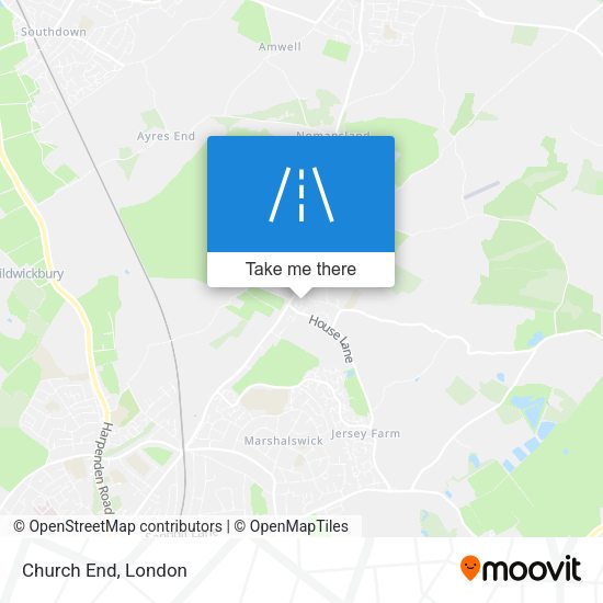 Church End map