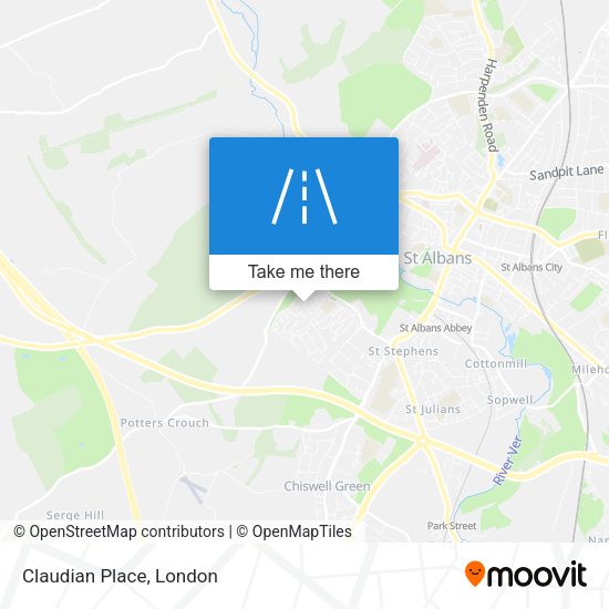 Claudian Place map