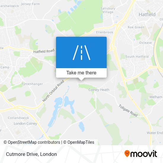 Cutmore Drive map