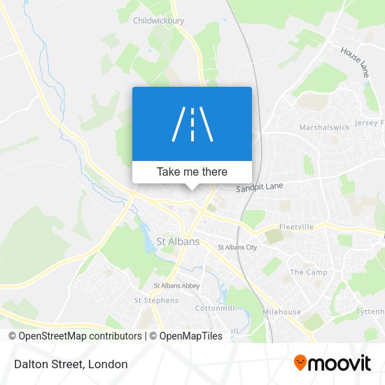 Dalton Street map