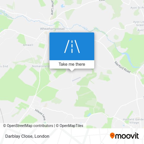 Darblay Close map
