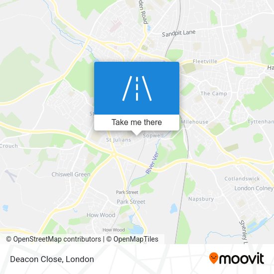 Deacon Close map