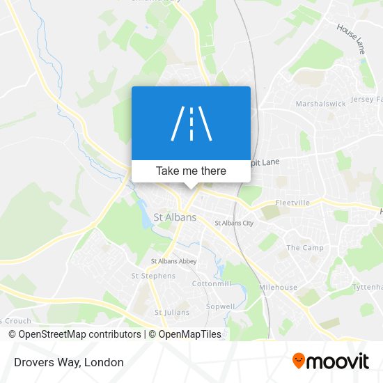 Drovers Way map